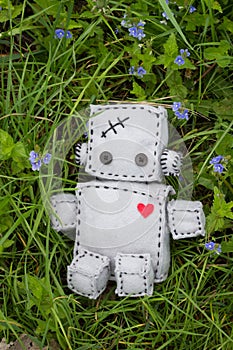 Robot Soft Toy at Green