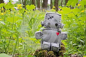 Robot Soft Toy at Green