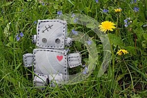 Robot Soft Toy at Green