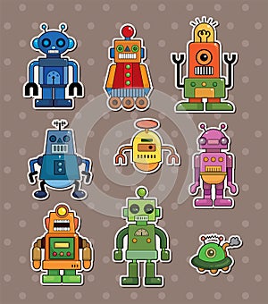 Robot stickers