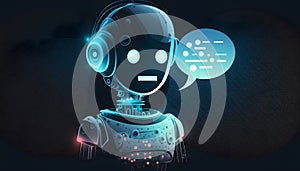 robot system Artificial intelligence Chatgpt Chatbot AI communicate, technology intelligent robot AI Chat GPT application software