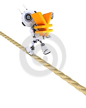 Robot on a tight rope