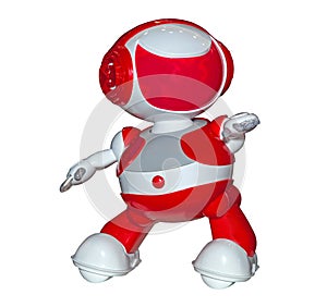 Robot toy isolated