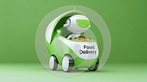 a robot transporting food photo