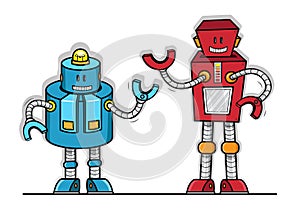 Robot vector toy model