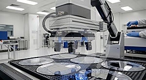 Semiconductor Wafer Inspection with Robotic Arm