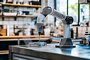 AI Robotic Arm Precision Work