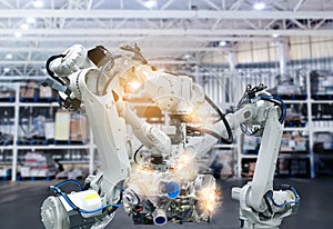 Robotic arms, industrial robots factory automation machines