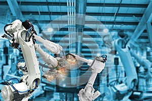 Robotic arms, industrial robots factory automation machines
