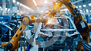 Robotic Automation on the Car Production Line. Generative ai