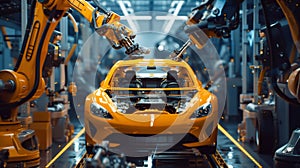Robotic Automation on the Car Production Line. Generative ai