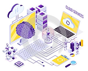 Robotic Automation Isometric Concept