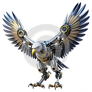Robotic eagle with mechanical wings
