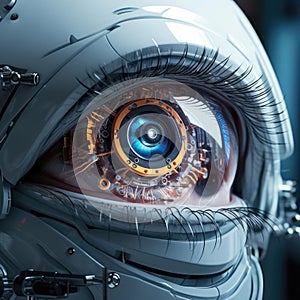 Robotic eye in humans