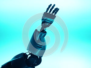 Robotic hand & arm reaching up