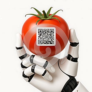 Blockchain Tomato: Robotic Hand and Food Traceability photo