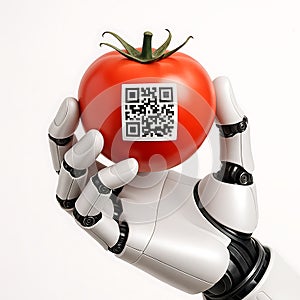 Blockchain Tomato: Robotic Hand and Food Traceability photo