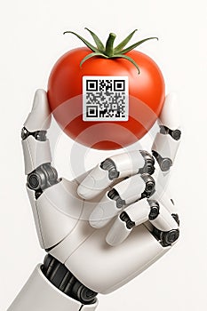 Blockchain Tomato: Robotic Hand and Food Traceability photo