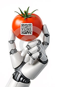 Blockchain Tomato: Robotic Hand and Food Traceability photo