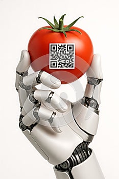 Blockchain Tomato: Robotic Hand and Food Traceability photo