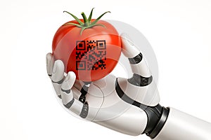 Blockchain Tomato: Robotic Hand and Food Traceability photo