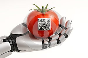 Blockchain Tomato: Robotic Hand and Food Traceability photo