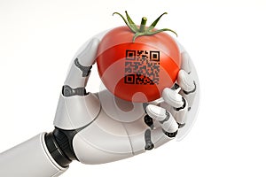 Blockchain Tomato: Robotic Hand and Food Traceability photo