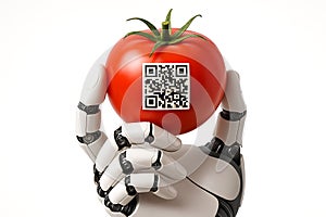 Blockchain Tomato: Robotic Hand and Food Traceability photo