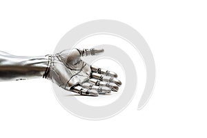 Robotic Hand in Monochrome