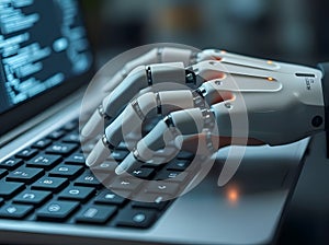 Robotic Hand Typing: Coding and Artificial Intelligence