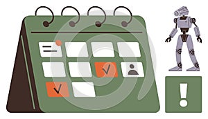 Robotic Integration with Task Planning and Scheduling for Efficient Management