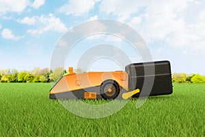 Robotic lawn mover or electric grass trimmer for lawn care