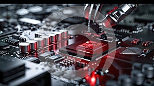 The Robotic Precision Assembly.AI generated image