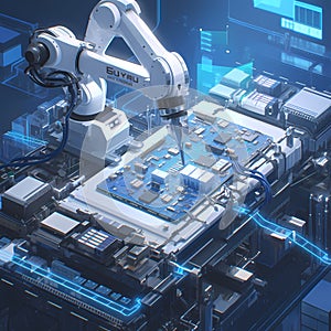 Robotic Precision in Electronic Assembly