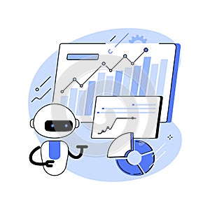 Robotic process automation abstract concept vector illustration.