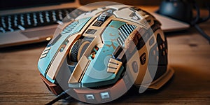 robotic style gaming mouse,