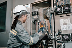 Robotic technician control automation works within accepted limits by testing operating voltages and electrical configurations.
