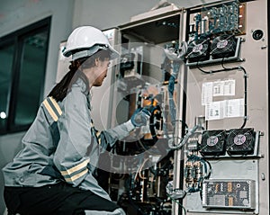 Robotic technician control automation works within accepted limits by testing operating voltages and electrical configurations.