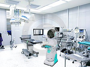 Robotic technology for medical assistants hospitals photo