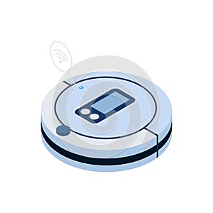 Robotic Vacuum Cleaner Icon