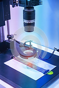 Robotic vision sensor camera system in intellegence factory,manufacturing industry photo