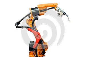 Robotic welding for work weld on smart factory, industry 4.0