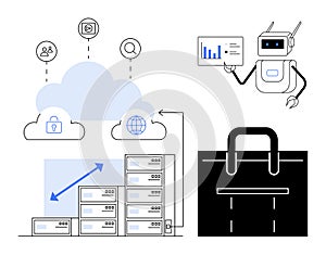 Robotics and Cloud Technology Integration with Data Growth and Business Solutions