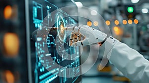 AI-Driven Automation: Robotic Hand Controlling Intelligent Factory Systems in Industry 4.0
