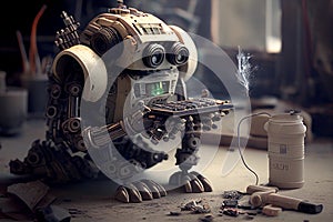 Robotics and intelligent robots. AI Generated