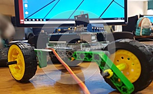 Robotics stem education in a class