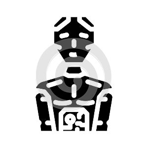 robotics tech enthusiast glyph icon vector illustration photo