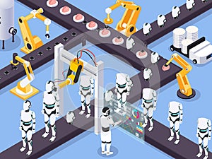 Robots Assembly Line Composition