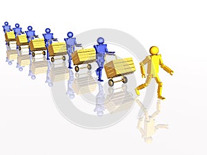 Robots with casegoods