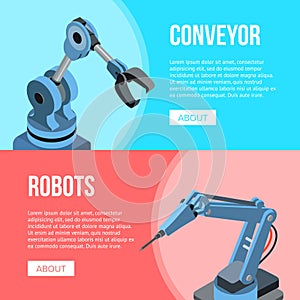 Robots and Conveyor banner